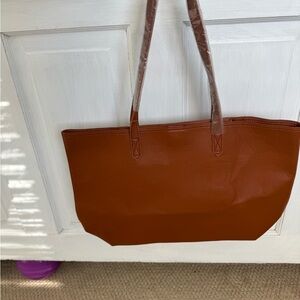 Old Navy Camel Pebbled Tote